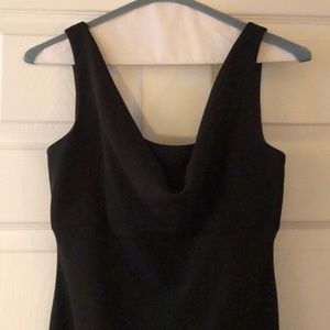 Classic, formal black dress